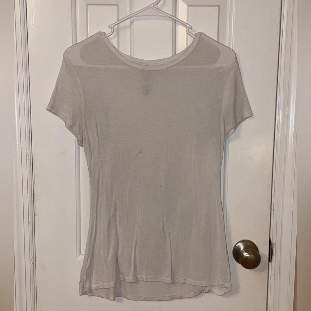 plain white shirt